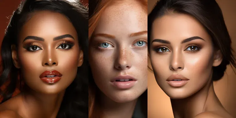 Make Up Beauty Models generated by undefined