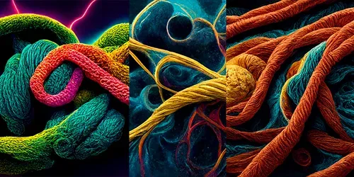 Threads of Consciousness generated by midjourney