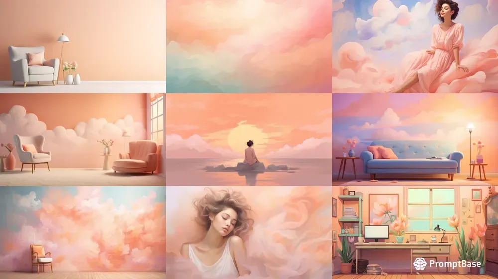 Peach Fuzz Backgrounds