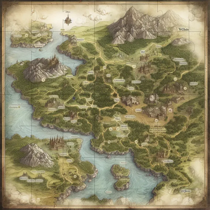 Fantasy Maps For RPG Games
