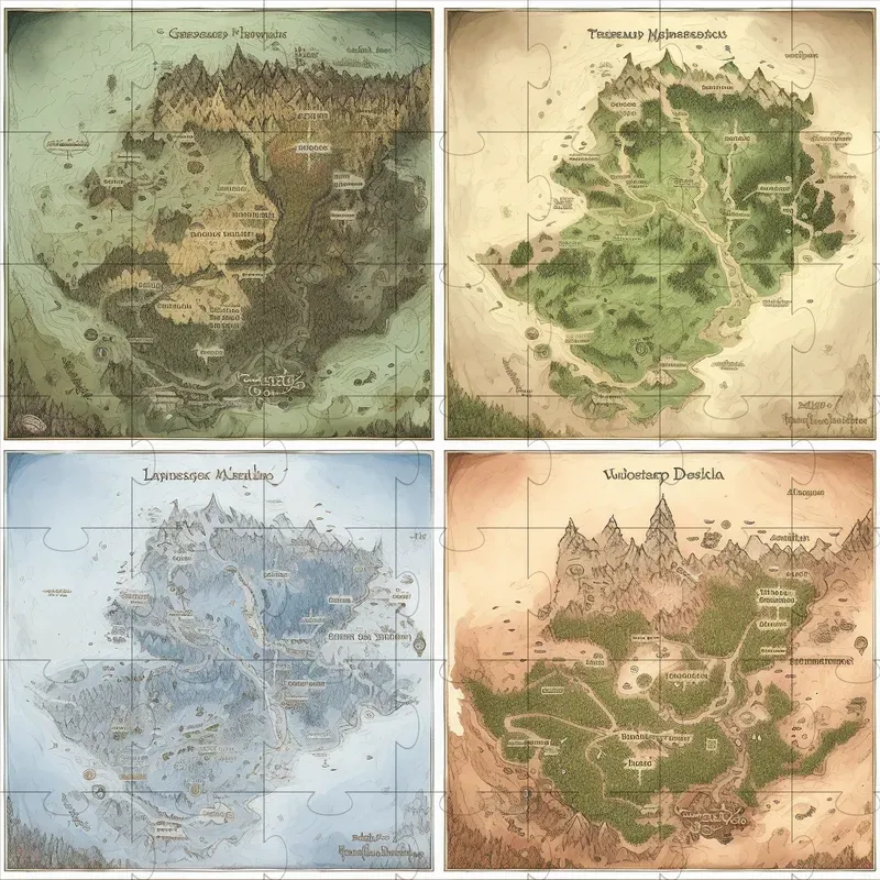 Fantasy Maps For RPG Games