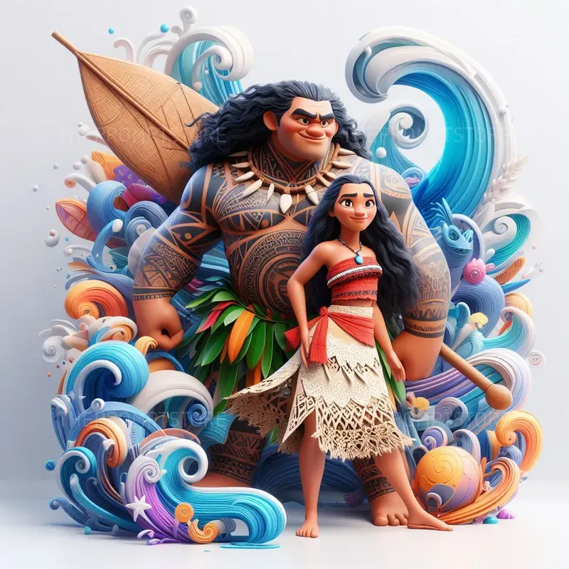 Modern Disney 3D Stylized Characters