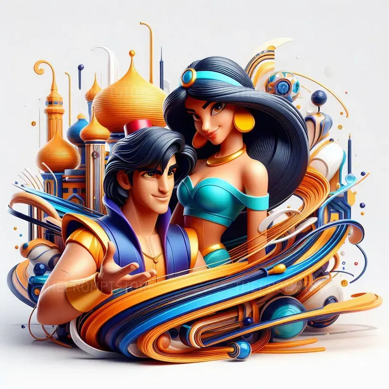 Modern Disney 3D Stylized Characters