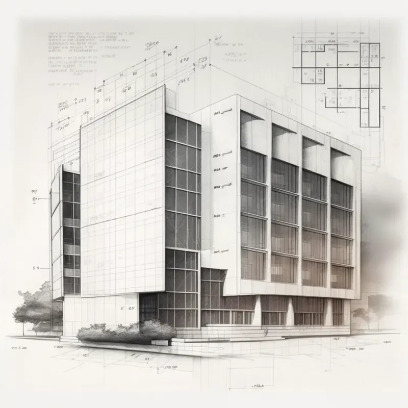 Precise Sketches On White Paper