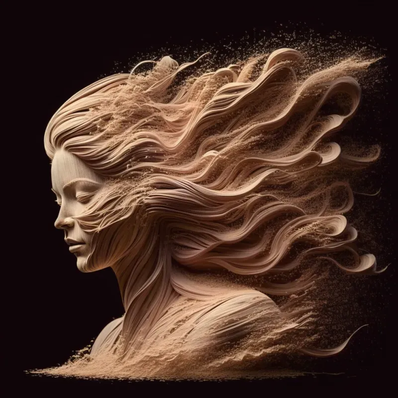 Models Carved From Wood
