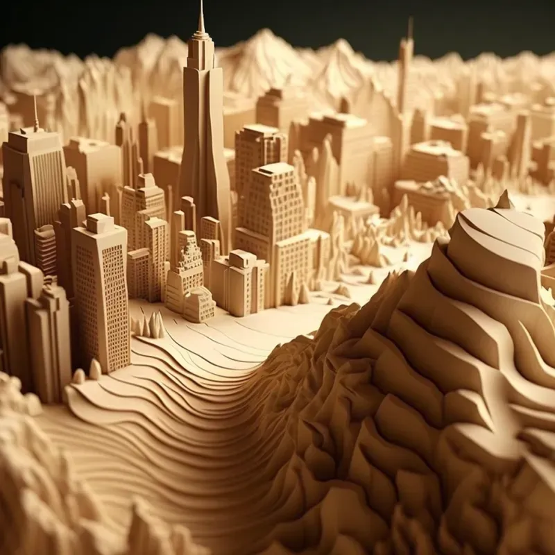 Models Carved From Wood