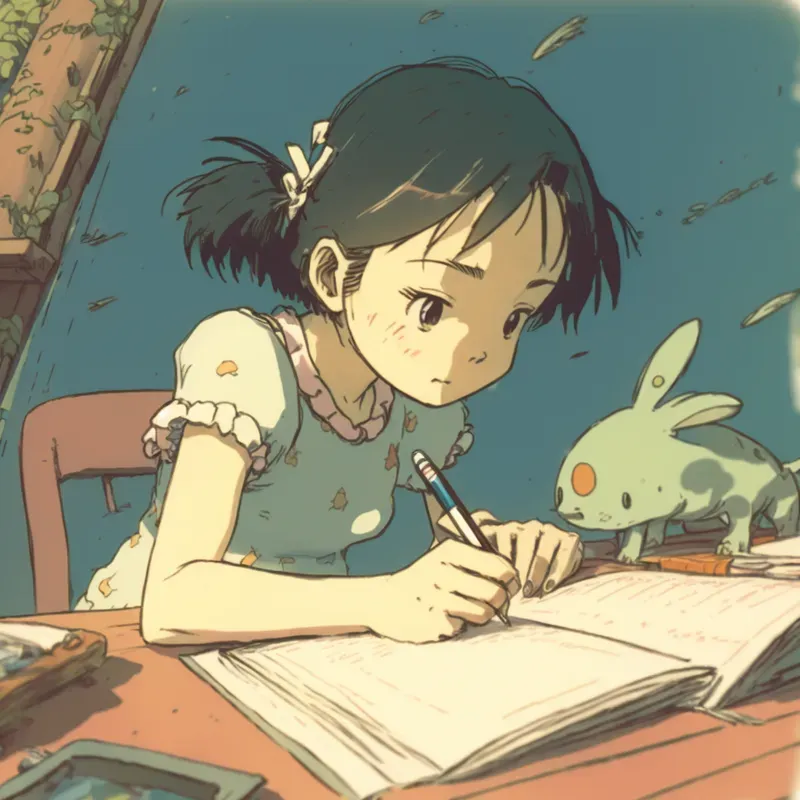 Lofi Illustrations In Ghibli Studio Style