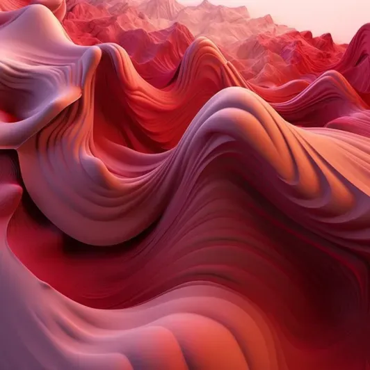 3D Fluid Shapes In Topography