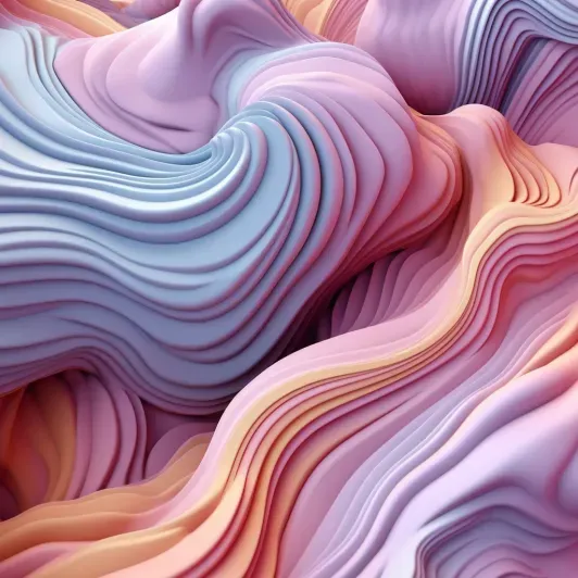 3D Fluid Shapes In Topography
