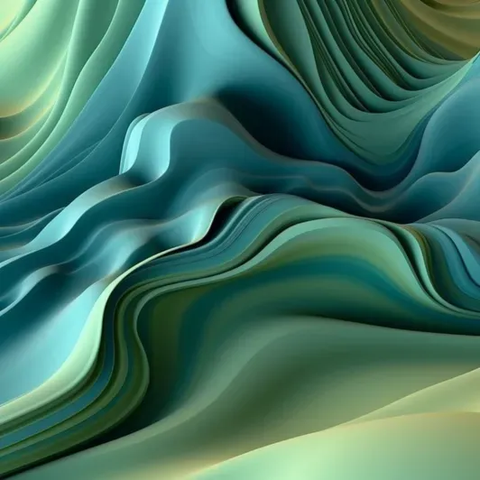 3D Fluid Shapes In Topography
