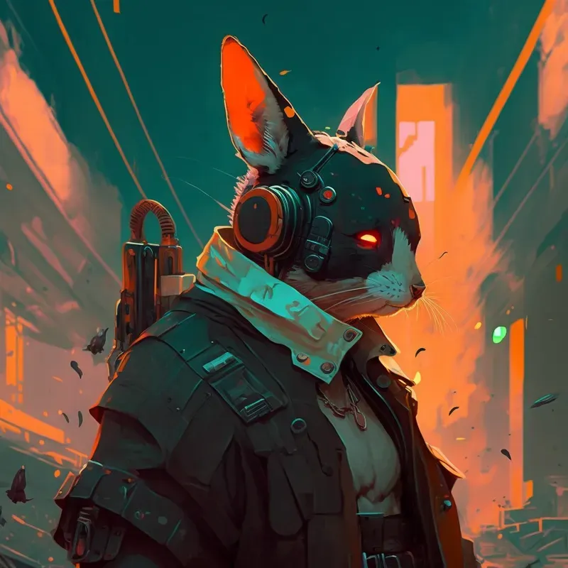 Cyberpunk Animal Portraits