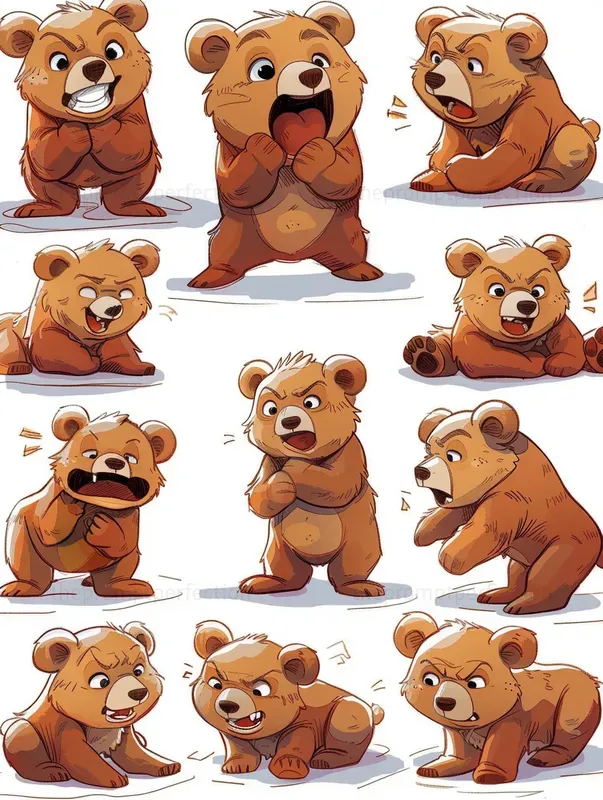 Emoji Expressions Sticker Sheets