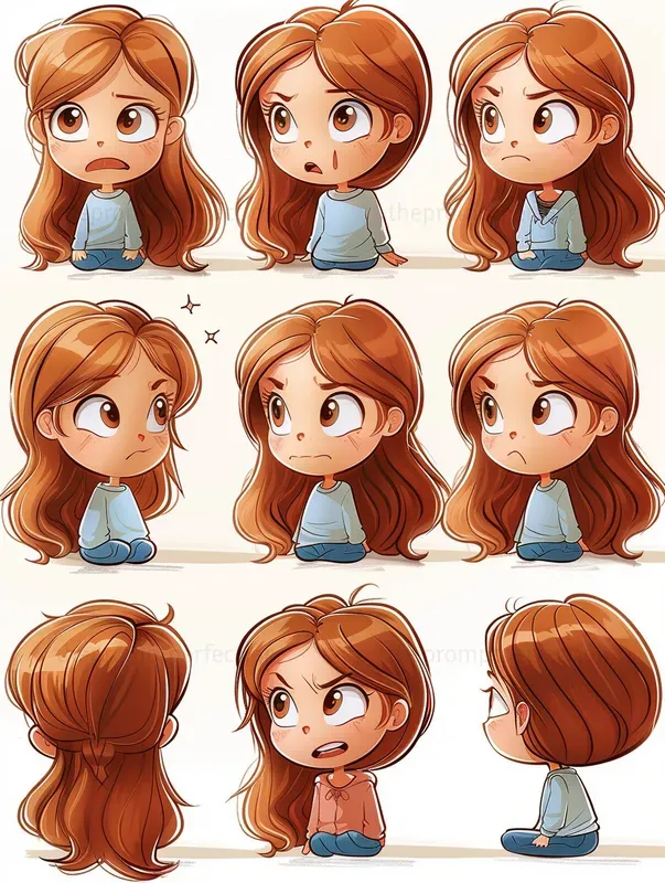 Emoji Expressions Sticker Sheets