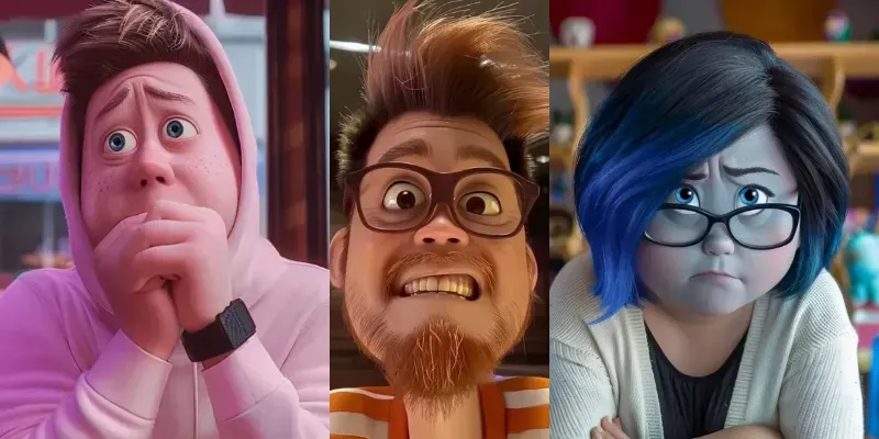 Pixar Inside Out Emotions generated by undefined