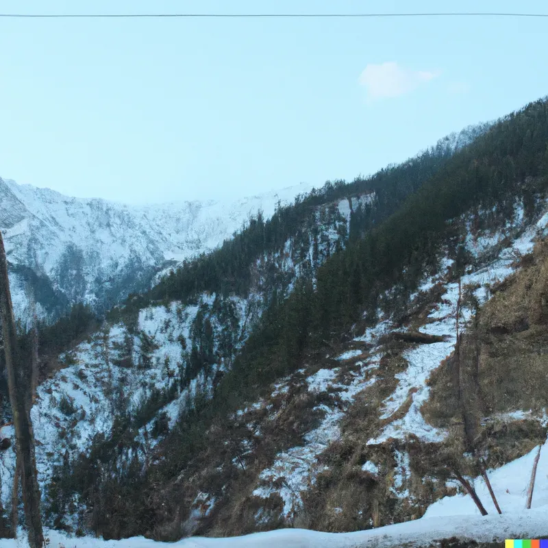 Winter Mountain Landscapes