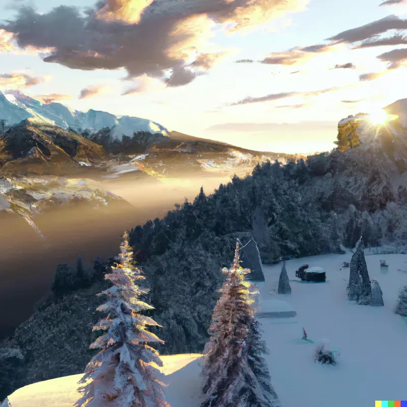 Snow Mountain Landscapes