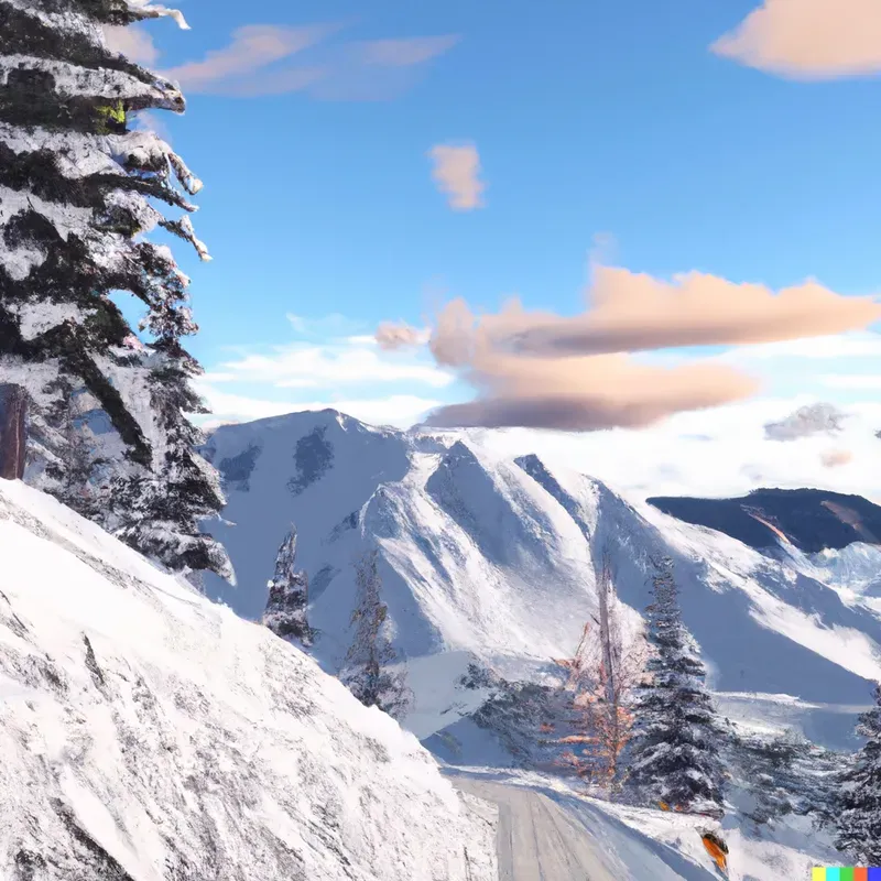 Snow Mountain Landscapes
