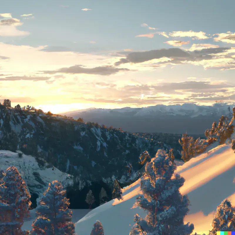 Snow Mountain Landscapes