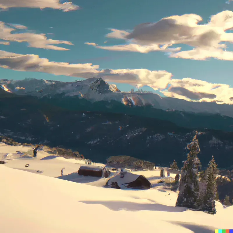 Snow Mountain Landscapes