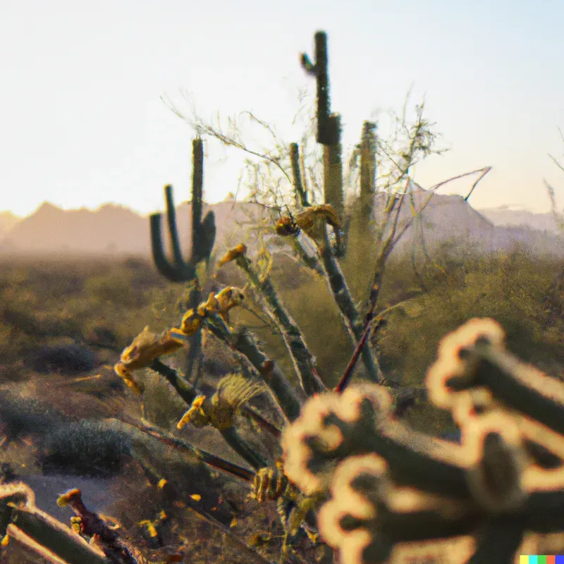 Golden Hour Desert Landscapes