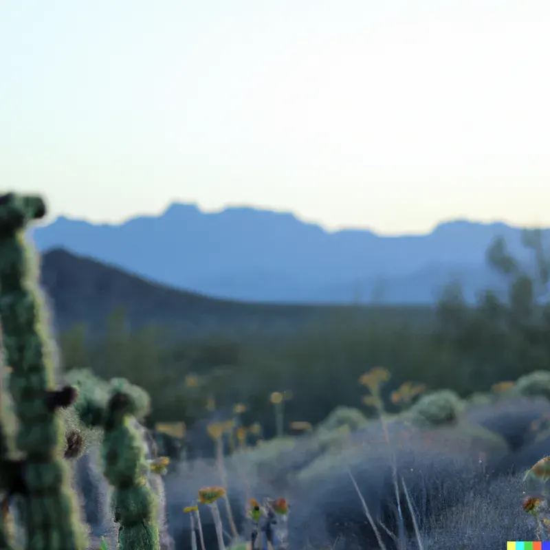 Golden Hour Desert Landscapes