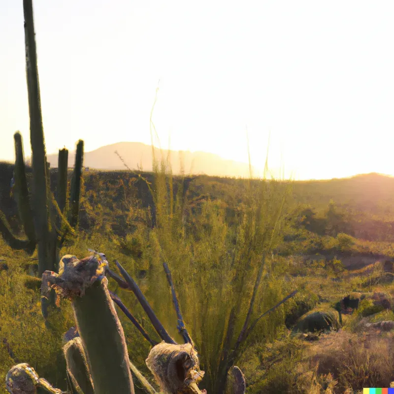 Golden Hour Desert Landscapes