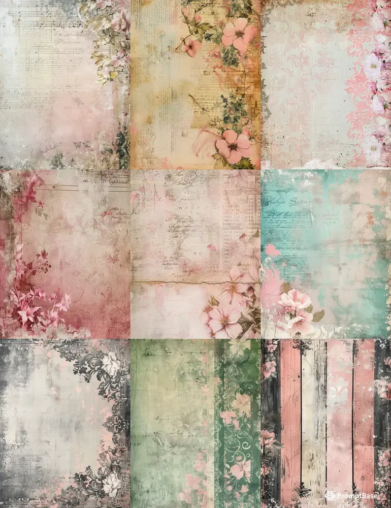 Scrapbook Paper Background Textures