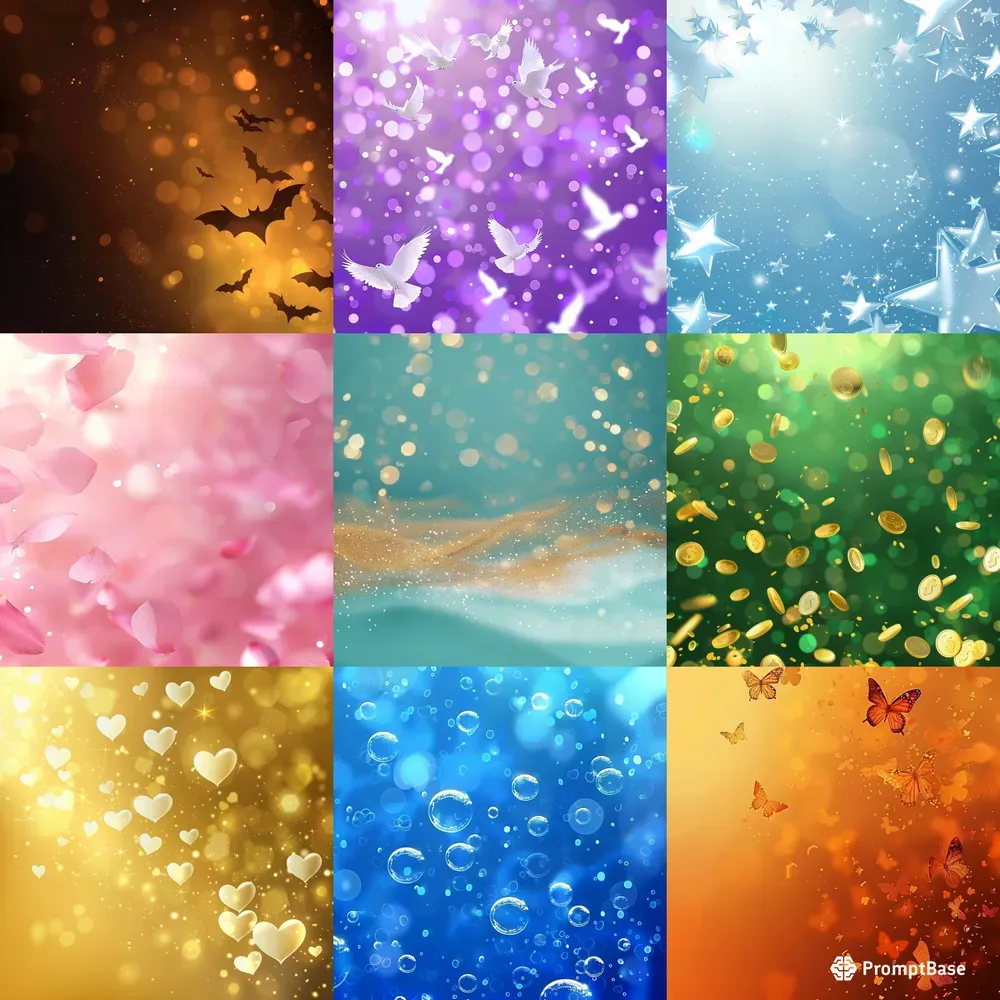 Backgrounds For YouTube In Bokeh Style