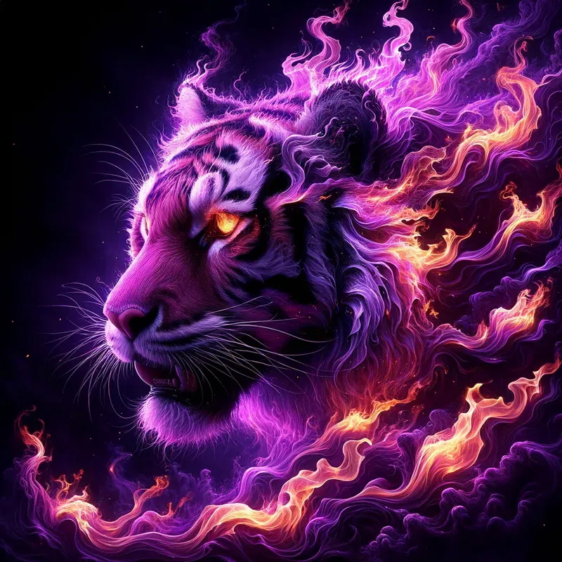 Magnificent Creatures Painted With Fire