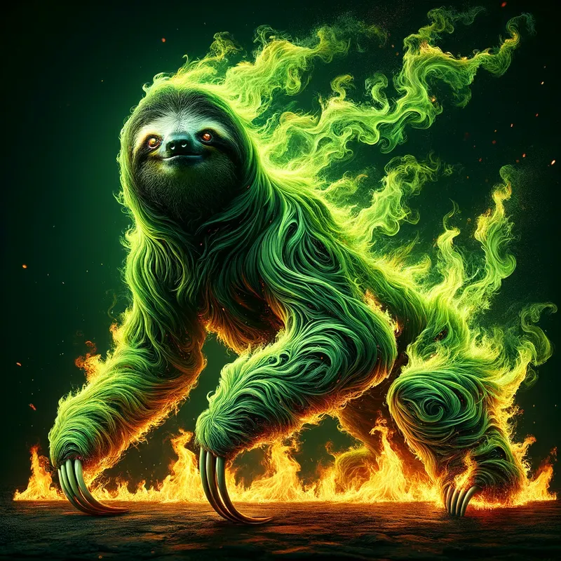 Magnificent Creatures Painted With Fire