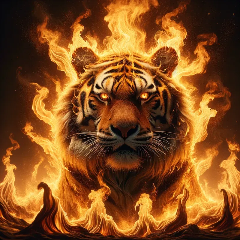Magnificent Creatures Painted With Fire