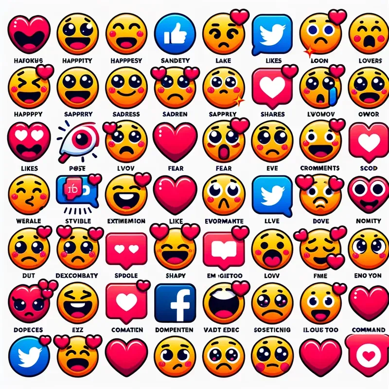 Social Media Face Emojis