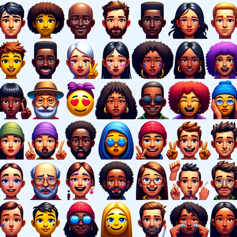 Social Media Face Emojis
