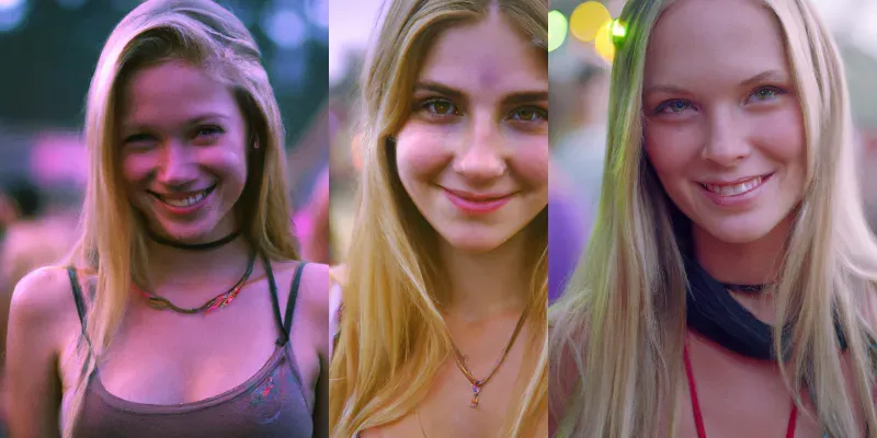 Blonde Girls generated by undefined