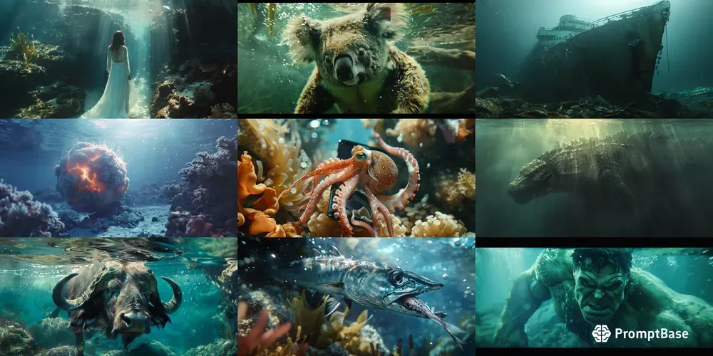 Underwater Cinematic Scenes