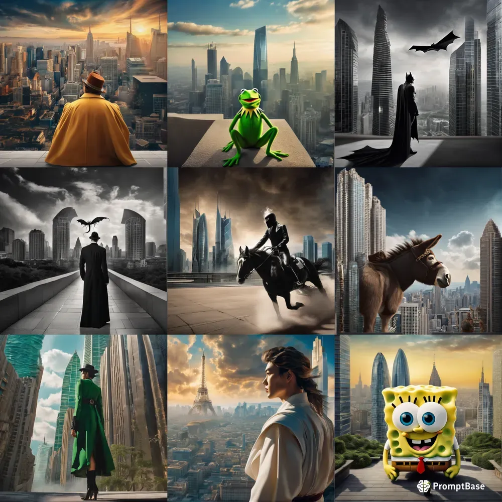 Titles Characters Viewing The Surrealist Urbans