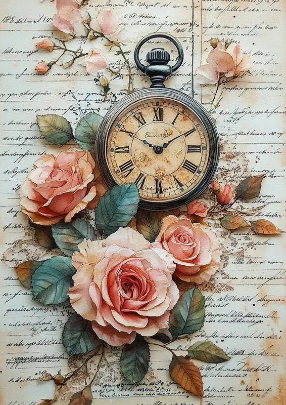 Victorian Vintage Junk Journal Pages
