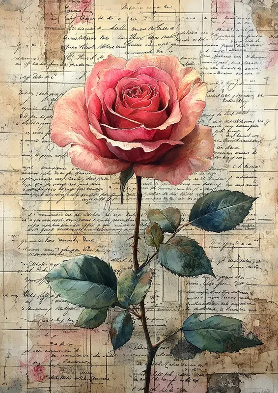 Victorian Vintage Junk Journal Pages