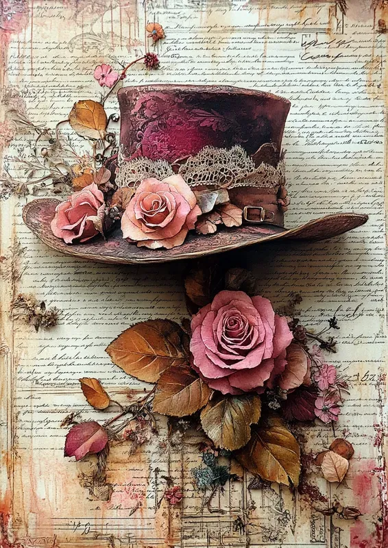 Victorian Vintage Junk Journal Pages