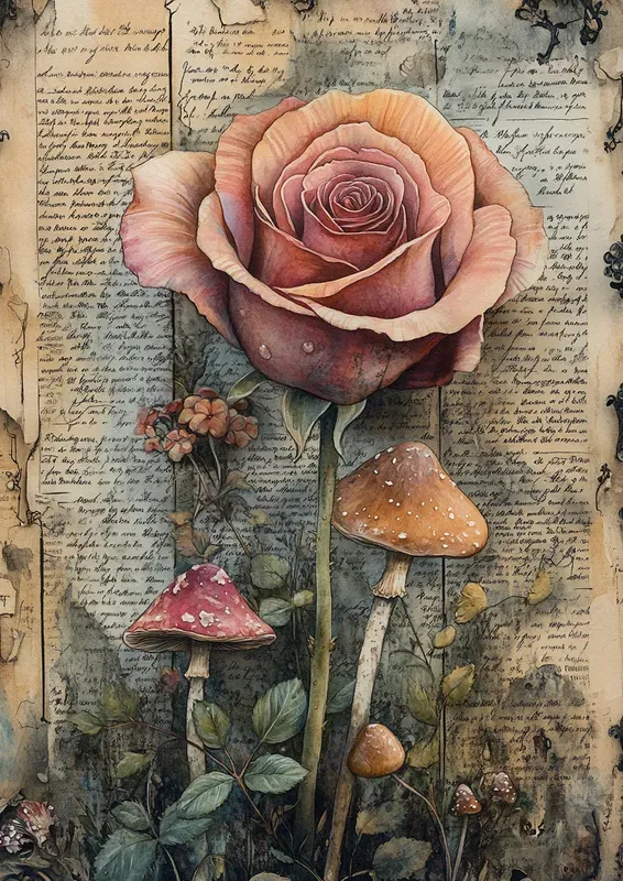 Fairy Tale Junk Journal Pages Whimsical