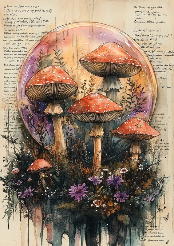Fairy Tale Junk Journal Pages Whimsical