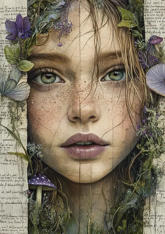 Fairy Tale Junk Journal Pages Whimsical