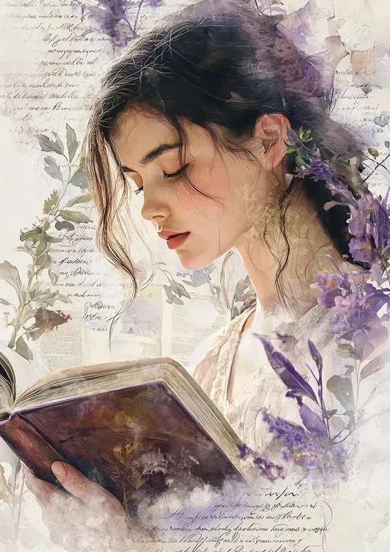 Watercolor Botanical Junk Journal Pages