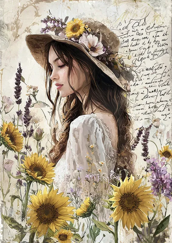 Watercolor Botanical Junk Journal Pages
