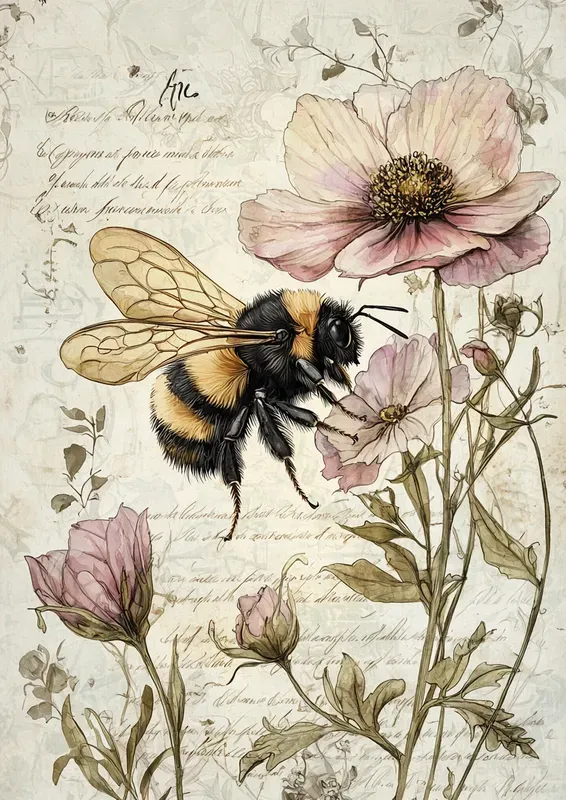Watercolor Botanical Junk Journal Pages
