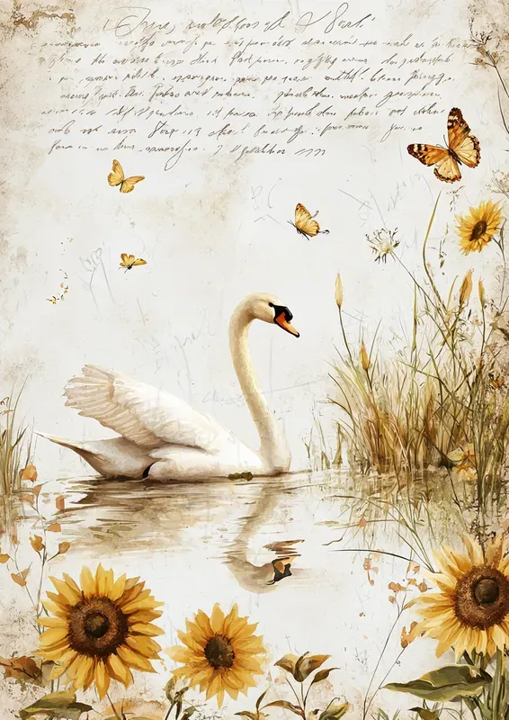 Sunflower Junk Journals Watercolor Pages