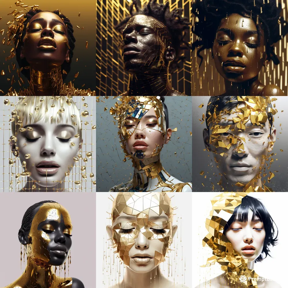 Gold And Gloss Premium Fashion Photos