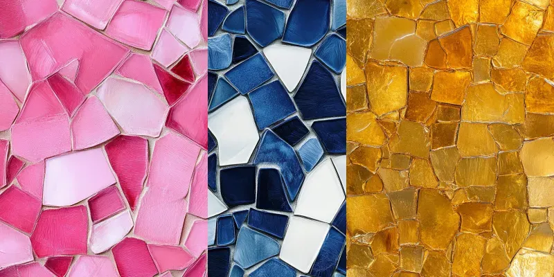 Mosaic Tile Textures generated by undefined