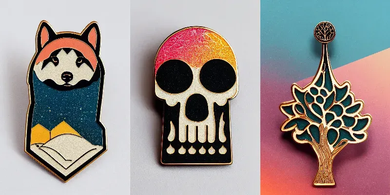 Enamel Pin Designs generated by undefined