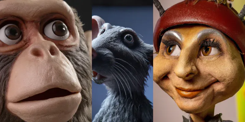 Claymation Stop-motion Portrait Pics generated by undefined